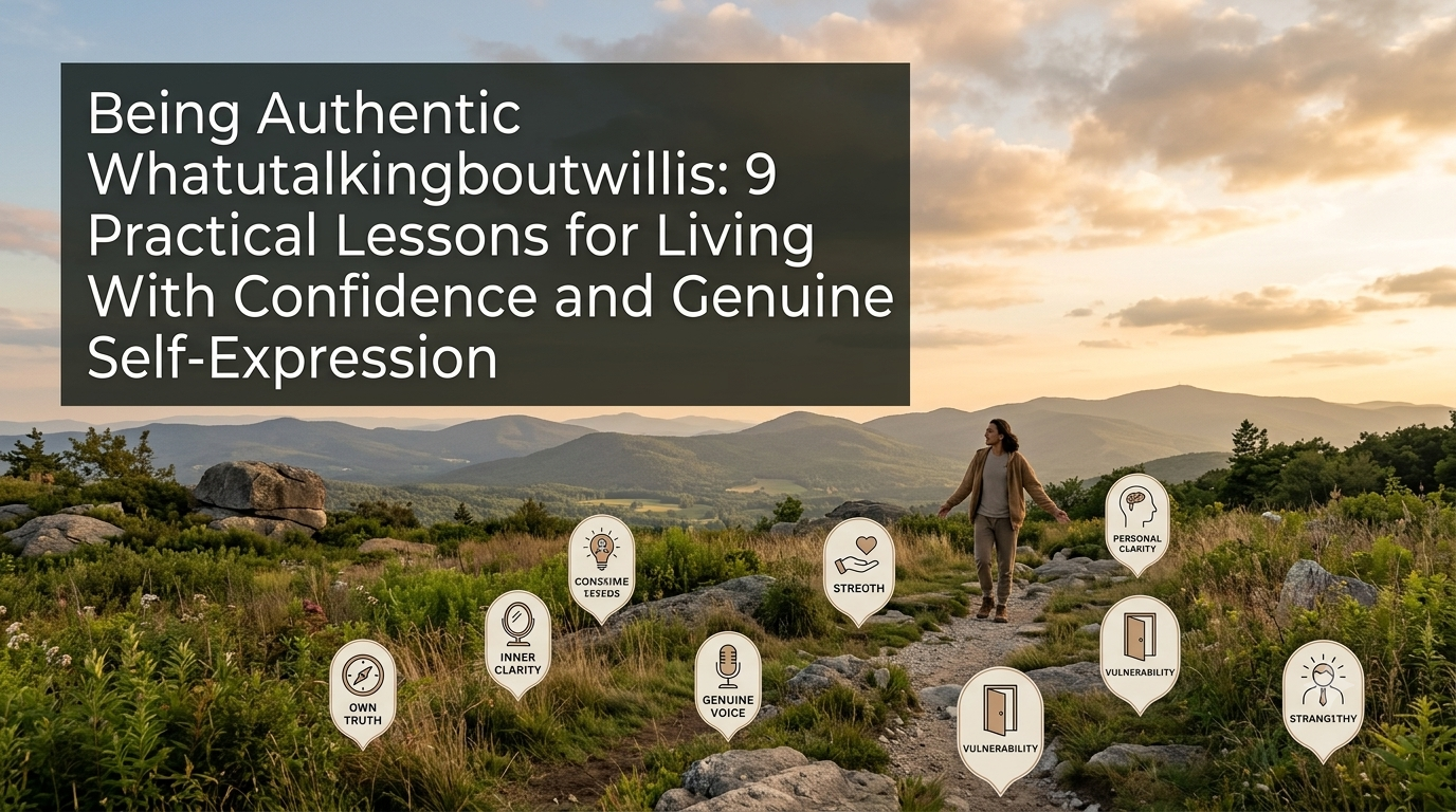 Being Authentic Whatutalkingboutwillis: 9 Practical Lessons for Living With Confidence and Genuine Self-Expression