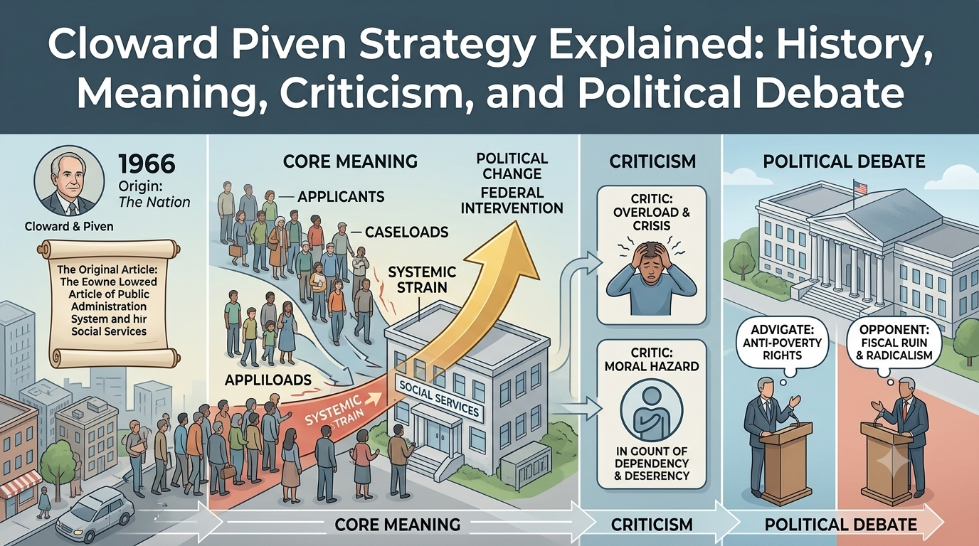 Cloward Piven Strategy Explained: History, Meaning, Criticism, and Political Debate